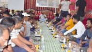 Participants at the Iftar organised by Clean Nation in Doha, recently.