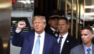 Former US President Donald Trump leaves Trump Tower on April 13, 2023 in New York City. Trump is scheduled to be deposed for a civil lawsuit brought by New York Attorney General Letitia James over allegations that the Trump Organization falsified financial statements in order to obtain loans. (Photo by John Lamparski/Getty Images/AFP) 