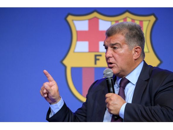 File photo of Barca president Joan Laporta 