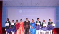 Some of the awardees with school officials