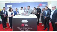 British Ambassador to Qatar H E John Wilks CMG and Regional Director of Lulu Hypermarket Shaijan M O with other officials during the inauguration of ‘This is Wales’ event. 
