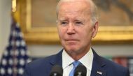 US President Joe Biden speaks about debt negotiations in the Roosevelt Room of the White House in Washington, DC, on May 17, 2023. (Photo by SAUL LOEB / AFP)