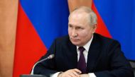 Russian President Vladimir Putin chairs a meeting of the Council on Interethnic Relations in Pyatigorsk, Stavropol Krai region, on May 19, 2023. (Photo by Tatiana Barybina / Press service of the governor of the Stavropol Territory / AFP) 