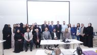 Participants at the Qatar University's College of Pharmacy Entrepreneurship Day.