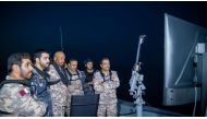 The Armed Forces personnel during the closing manoeuvre of the joint exercise  'Mouj Asif 3'.