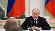 Russian President Vladimir Putin meets with servicemen at the Kremlin in Moscow on June 27, 2023. (Photo by Mikhail TERESHCHENKO / SPUTNIK / AFP)
