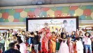 Children participating in an event organised by Al Khor Mall to celebrate Eid Al Adha.