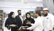 Media Advisor for Sheikh Hamad Award for Translation and International Understanding Dr. Hanan Al Fayyad (third right), during an event to promote the award in Pakistan.