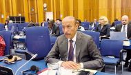 Qatar’s Ambassador and Permanent Representative to the United Nations and international organisations in Vienna H E Sultan bin Salmeen Al Mansouri, speaking before the 51st session of the UNIDO Industrial Development Board, in Vienna.
