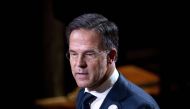 File Photo:  Netherlands' Prime Minister Mark Rutte attends the opening of Dutch Veterans Day in the Koninklijke Schouwburg in The Hague, on June 24, 2023. Rutte's government's coalition collapsed after just a year and a half in office on July 7, 2023 in a row over measures to curb the flow of migrants. (Photo by Koen van Weel / ANP / AFP)
