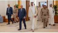 Amir shared this picture from his meeting with Algerian President 