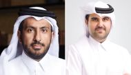 From left: Sheikh Faisal bin Thani Al Thani, Lesha Bank Chairman, and Mohammed Ismail Al Emadi, Lesha Bank CEO