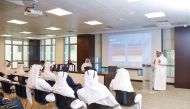 Students attending a session as part of the ‘Future Assets Program’ aimed to broaden high school students and graduates’ knowledge about the financial sector.