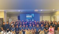Officials and participants during the event.