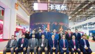 Ministry of Commerce and Industry Undersecretary, H E Sultan bin Rashid Al Khater with Qatari delegation and participants during the 23rd edition of the China International Fair for Investment &Trade.
