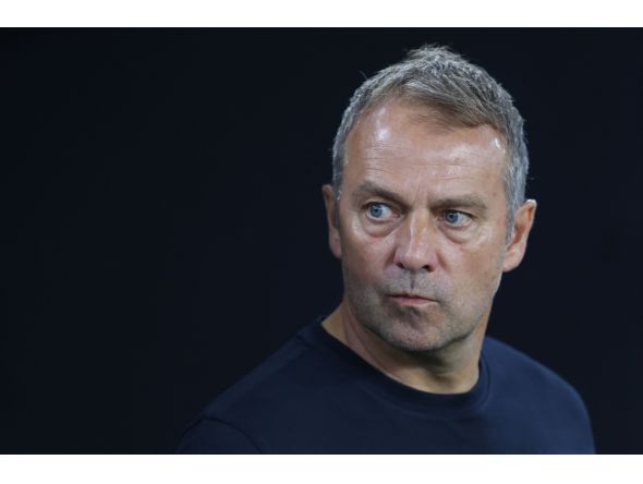 File photo of FC Barcelona head coach Hans-Dieter Flick.