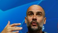 Guardiola. Reuters file photo.