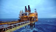 File photo: A BP oil platform is seen in the North Sea, about 100 miles east of Aberdeen in Scotland, February 24, 2014. (Andy Buchanan/Pool/Reuters)

