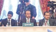 Director of Asian Affairs Department at the Ministry of Foreign Affairs H E Yousef bin Sultan Yousef Laram during 5th consultative meeting of the “Moscow Format” on Afghanistan.