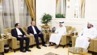 Prime Minister and Minister of Foreign Affairs H E Sheikh Mohammed bin Abdulrahman bin Jassim Al Thani met Minister of Foreign Affairs of the Islamic Republic of Iran H E Dr. Hossein Amir Abdollahian in Doha yesterday. Minister of State at the Ministry of Foreign Affairs H E Dr. Mohammed bin Abdulaziz bin Saleh Al Khulaifi also attended the meeting.