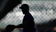 Marcus Semien #2 of the Texas Rangers practices prior to Game One of the Championship Series between the Houston Astros and the Texas Rangers at Minute Maid Park on October 14, 2023 in Houston, Texas. (Photo by Carmen Mandato / GETTY IMAGES NORTH AMERICA / Getty Images via AFP)