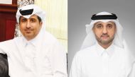 Qatar Chamber Director General Saleh bin Hamad Al Sharqi (left) and Acting CEO of QSE Abdulaziz Nasser Al Emadi