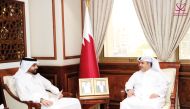 Minister of Municipality and Chairman of the national committee for hosting the Horticultural Expo 2023 Doha H E Dr. Abdullah bin Abdulaziz bin Turki Al Subaie during an interview with QNA.