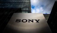 This file photo taken on January 31, 2023 shows the Sony logo outside the company's headquarters in Tokyo. Photo by Philip FONG / AFP