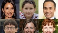 Sample of 'AI faces' created by ThisPersonDoesNotExist.com