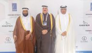 Qatar Chamber officials pose for a photo during the GCC-Turkiye Economic Forum.