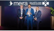 Baladna’s CFO Saifullah Khan with other officials during the 15th annual MEIRA conference in Manama, Bahrain.