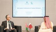 Minister of Labour H E Dr. Ali bin Smaikh Al Marri meeting with Turkish Minister of Labour and Social Security H E Vedat Işıkhan on the sidelines of Fifth Islamic Conference of Labour Ministers in Baku.