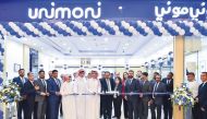 Senior officials of Unimoni Exchange during the inauguration of its newest branch at Al Khor Mall.