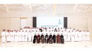 QatarEnergy LNG CEO Khalid bin Khalifa Al Thani along with other officials and trainees during the Annual CEO Forum.