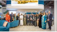 Qatar Tourism Chairman, H E Saad bin Ali bin Saad Al Kharji (centre) with other officials at the event.
