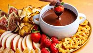 Maple-Coco Chocolate Fondue. Scott Suchman for The Washington Post; food styling by Lisa Cherkasky for The Washington Post