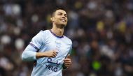 Riyadh Season Team's Cristiano Ronaldo reacts during the Riyadh Season Cup match between Riyadh Season Team and Paris Saint-Germain FC at King Fahd International Stadium in Riyadh, Saudi Arabia, on Jan. 19, 2023. Photo by Khalid Abdulfaattah/Xinhua