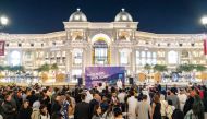 People gather for the third raffle draw of Shop Qatar 2024 at Vendôme on Friday.
