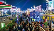 Huge crowd at Lusail Boulevard to attend the Hello Asia event. (Courtesy: Lusail Festivals)