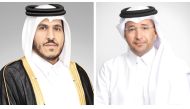 From left: Masraf Al Rayan Chairman of the Board H E Sheikh Mohammed bin Hamad bin Qassim Al Thani, and Masraf Al Rayan Group Chief Executive Officer Fahad bin Abdulla Al Khalifa