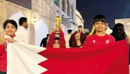 Al Annabi fans at Souq Waqif.