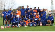 Aspire Academy student-athletes during the training camp in Antalya, Turkiye. 