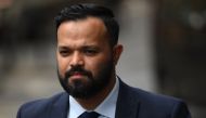 Former cricket player Azeem Rafiq arrives to attend a Cricket Discipline Commission hearing, relating to allegations of racism at Yorkshire County Cricket Club, in London on March 1, 2023. (Photo by Daniel LEAL / AFP)

