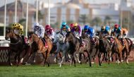 A file photo of action at Al Rayyan Racecourse. 