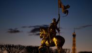 This photograph shows the Monument to Joan of Arc (