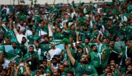 File photo of Saudi Arabia fans during the 2022 FIFA World Cup