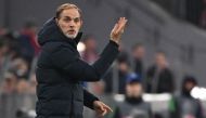 Bayern Munich's German head coach Thomas Tuchel reacts from the sidelines during the UEFA Champions League round of 16, second-leg football match between FC Bayern Munich and Lazio in Munich, southern Germany on March 5, 2024. (Photo by Kirill KUDRYAVTSEV / AFP)

