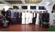 Dr. Saif bin Ali Al Hajari (sixth left) with other officials during the event. 