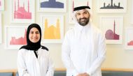 Dr. Madeeha Kamal, Sr. Attending Pediatrician at Sidra Medicine (left), and Dr. Khalid Fakhro, Chief Research Officer at Sidra Medicine. 
