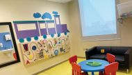 Sensory-friendly room at a health center.